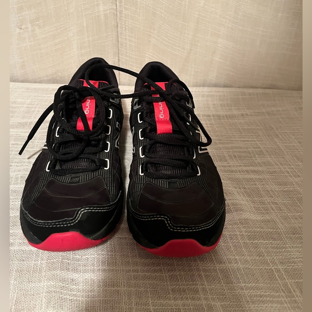 New Balance Black and Pink Athletic Shoes